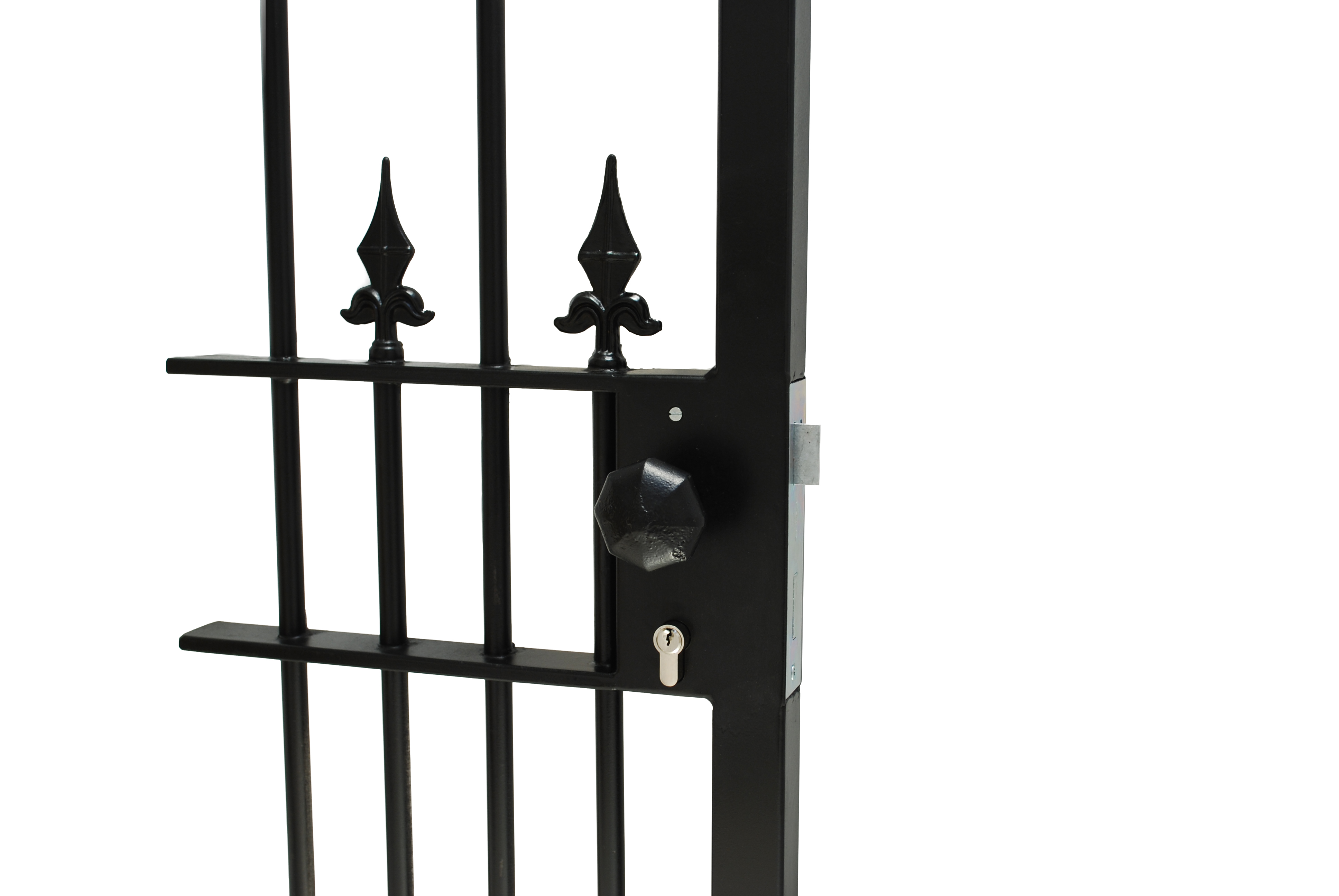 GATEMASTER Bolt On Latch Deadlock 40mm - 60mm 1602TDH Traditional Handle
