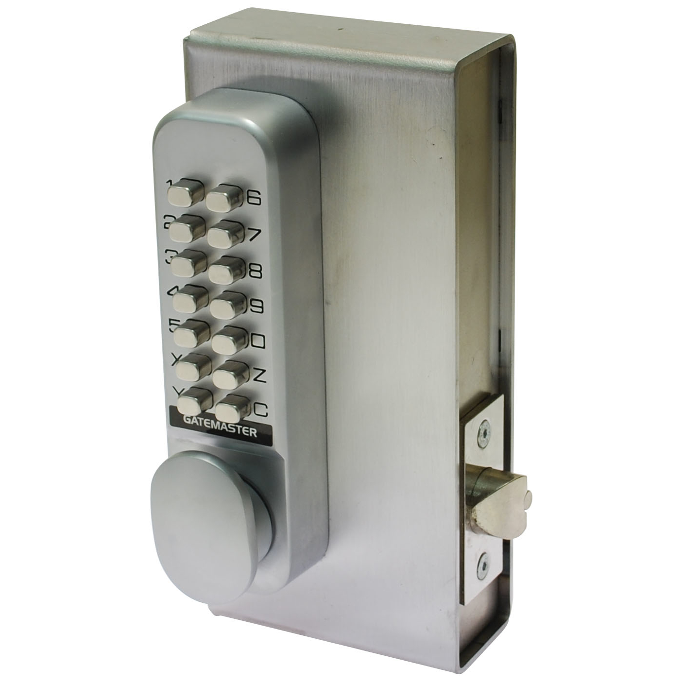 Gatemaster weldable steel lockcase for digital locks Gatemaster Locks