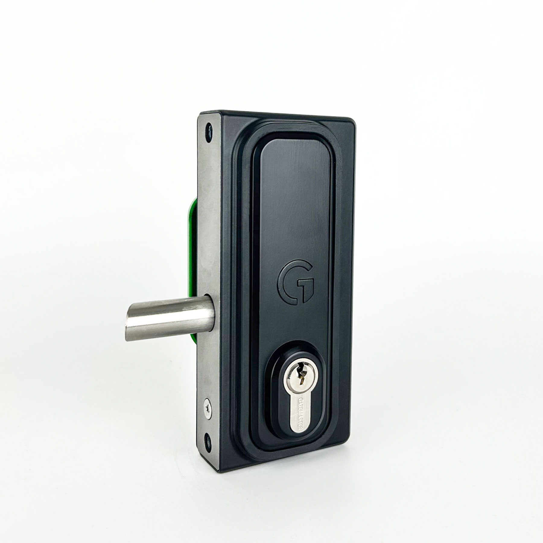 keyed access black gate lock