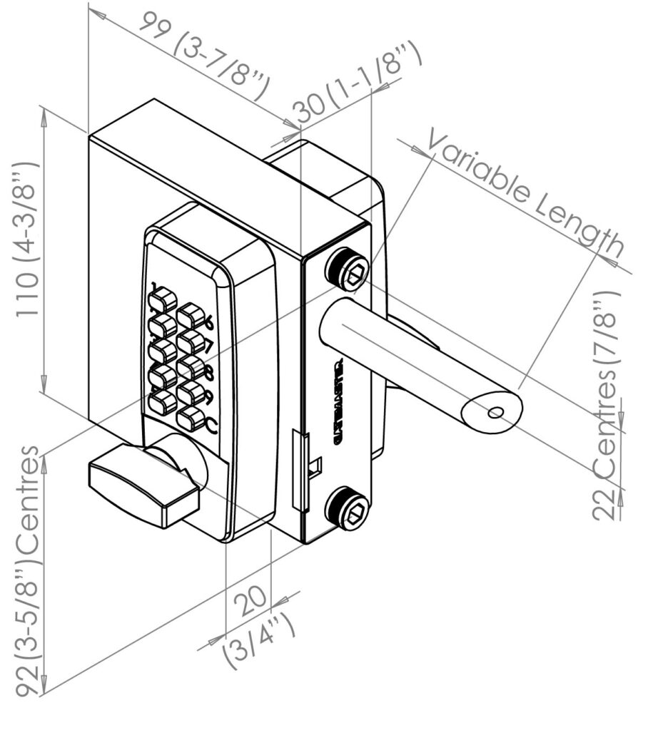 Digital Gate Lock Gatemaster Locks