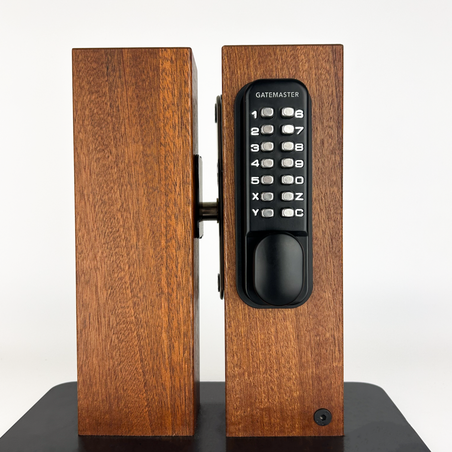 Surface mounted Double-Sided Code Lock | Wooden Gate Lock | Gatemaster