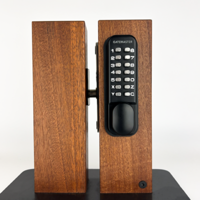 Surface mounted Double-Sided Code Lock | Wooden Gate Lock | Gatemaster
