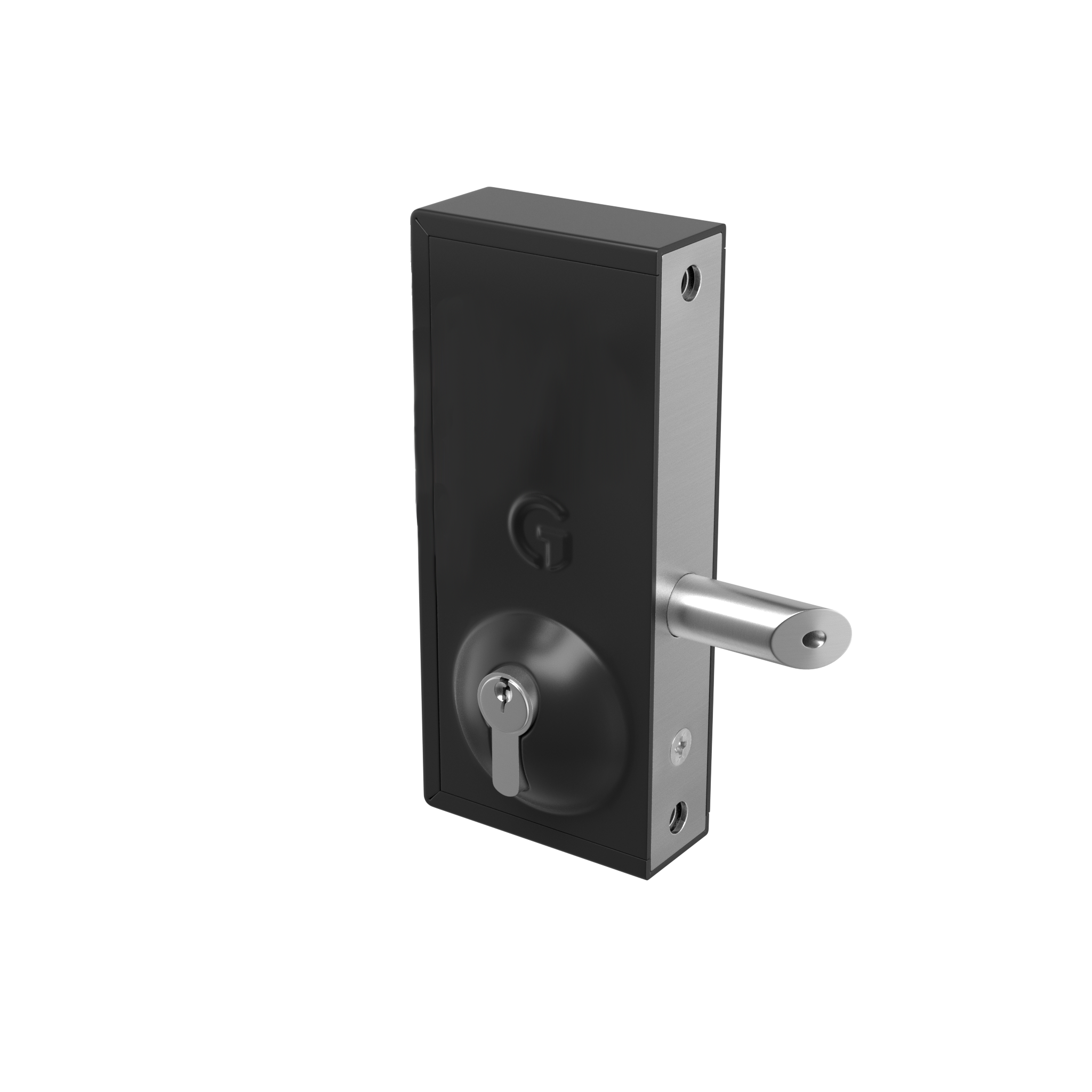 bolt on keylatch lock for metal gates