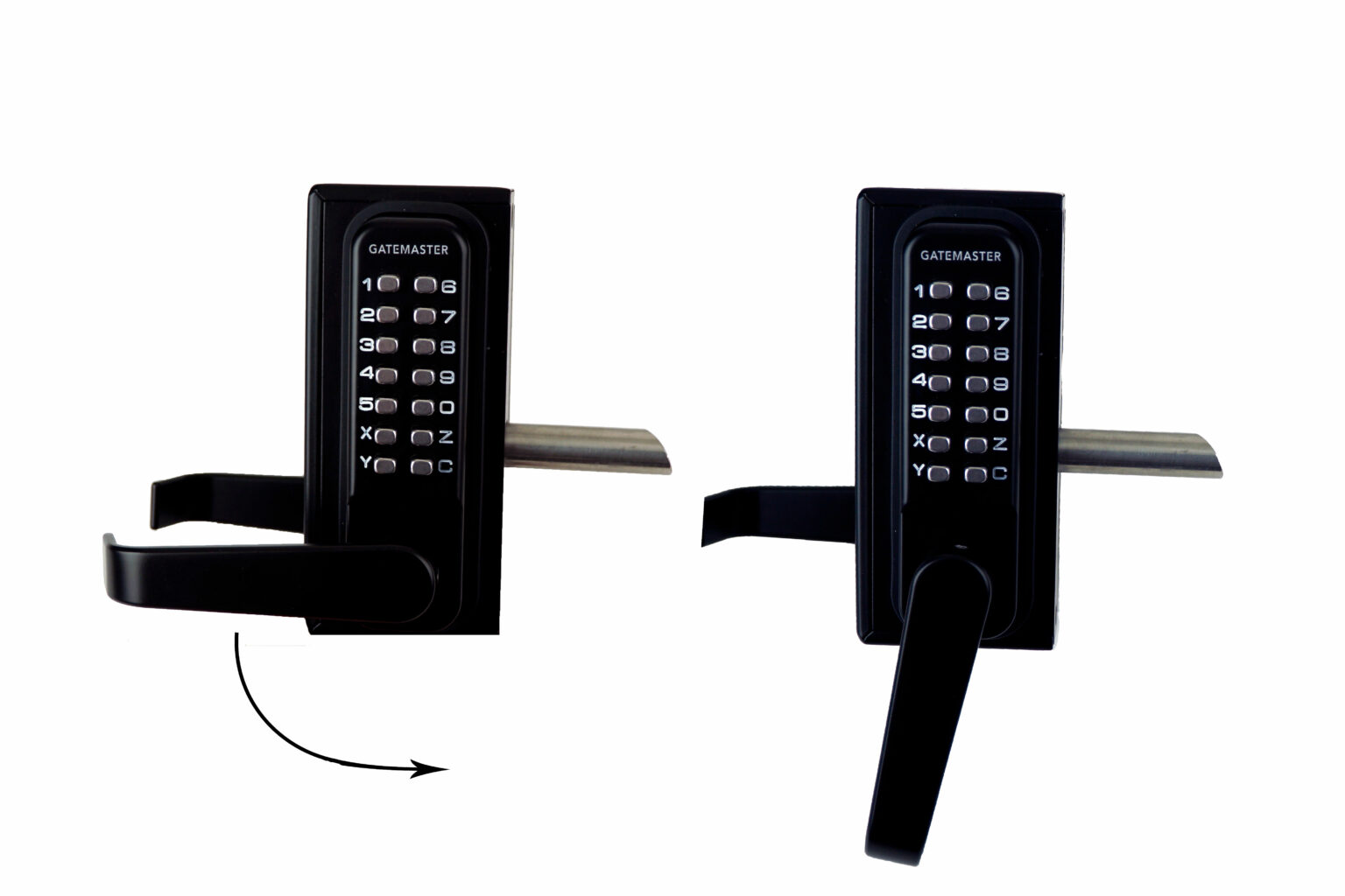 Superlock Digital Gate Lock Single Sided with Lever Handles ...