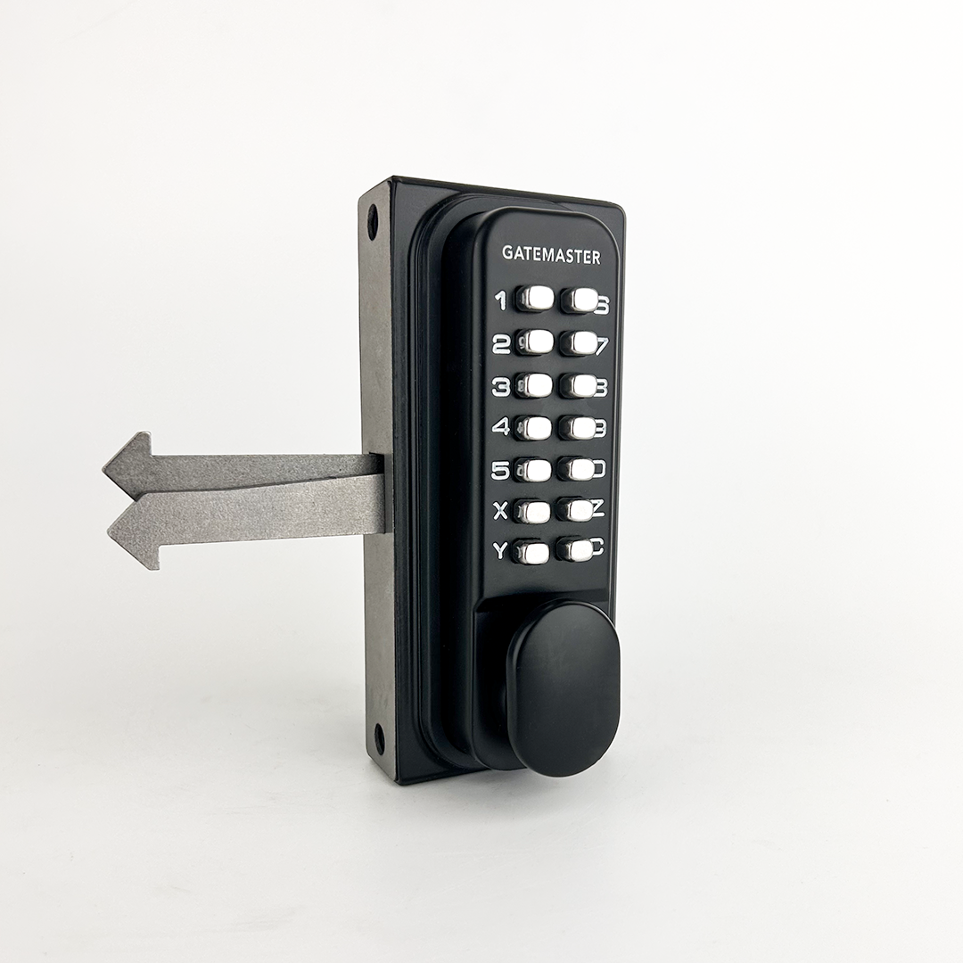 double sided sliding gate lock photo