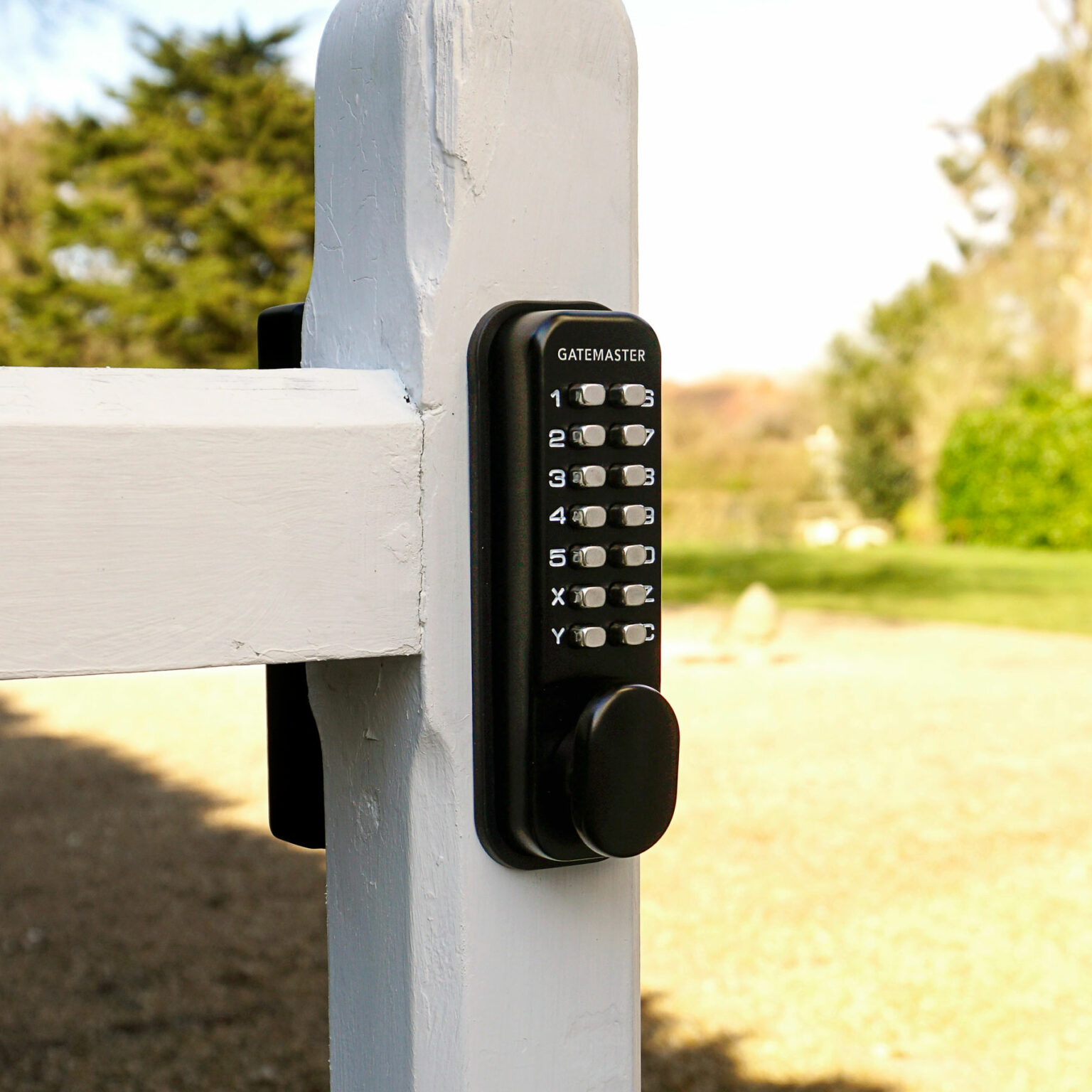 Surface-mounted Superlock Code Gate Lock | Wooden Gate Lock | Gatemaster