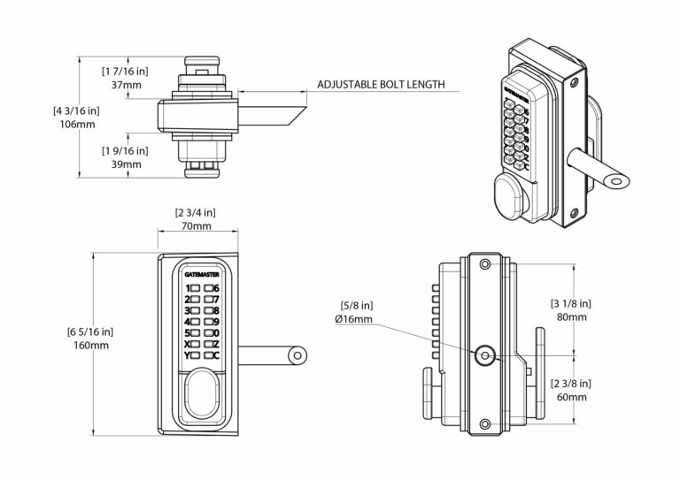 Superlock Code Gate Lock | Gatemaster Locks