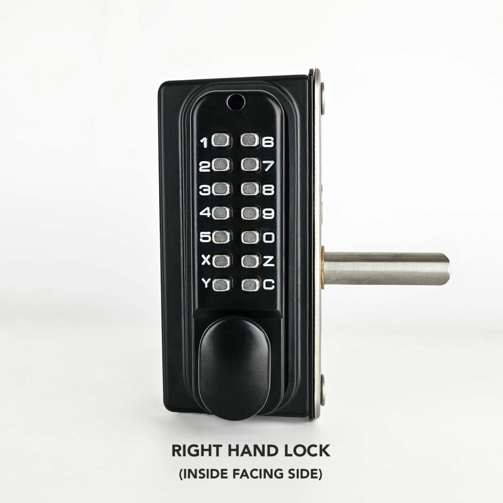 Surface Mounted Double-Sided Code Lock | Wooden Gate Lock | Gatemaster