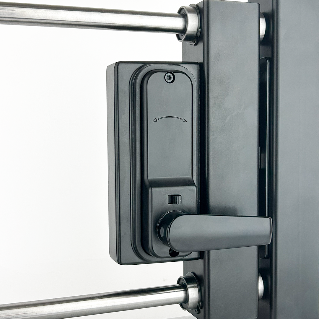 sliding gate lock single sided on gate photo