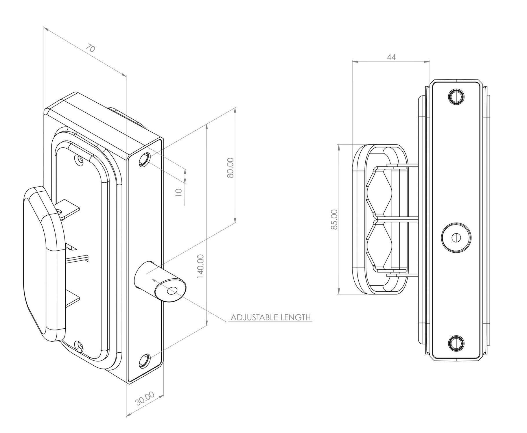 BQ-NA product dimension drawing