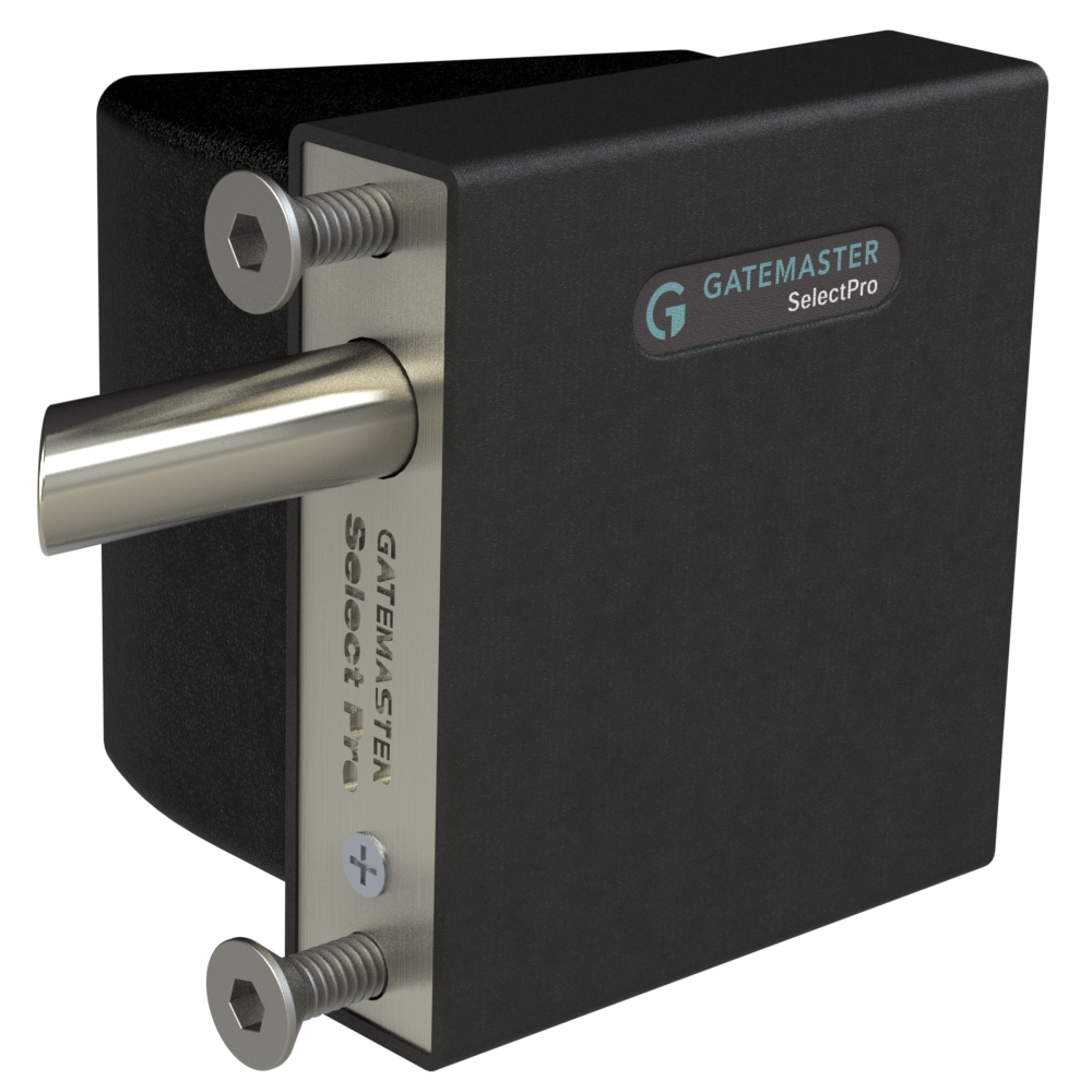 black no access gate lock