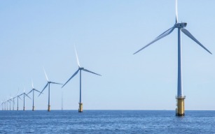 offshore wind farm turbines