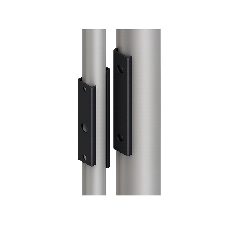 round post adapter for gate locks